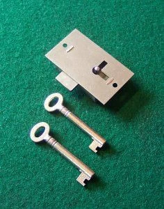 2 1/4'' Narrow Steel Straight Cupboard Lock 145