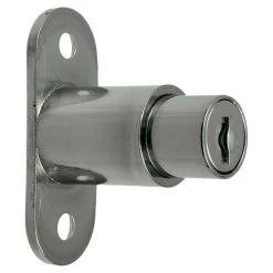 L&F 5862 Sliding Door Lock 24mm NP KD Bagged