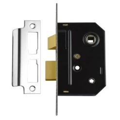 UNION 2294 Mortice Bathroom Lock 64mm CP Bagged