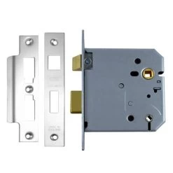 UNION 2226 Mortice Bathroom Lock 102mm SC Bagged