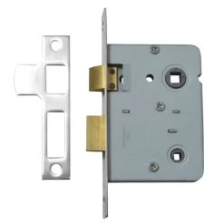 Legge 3751 Mortice Bathroom Lock 75mm NP Bagged