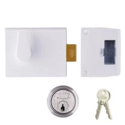 UNION 1148 Deadbolt Nightlatch 60mm WE Case - SC Cyl Boxed