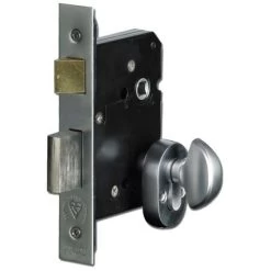 ASEC BS8621 Key & Turn Euro Mortice Sashlock 76mm SC KD Boxed