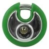 Asec Coloured Discus Padlock Green Bumper 1 Asec Coloured Discus Padlock Green Bumper -Lock Promotion Store AS10475