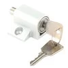 ASEC Patio Door & Window Lock Cylinder White -Lock Promotion Store AS11390