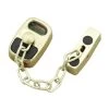 ASEC Door Chain With Fixing Kit Gold -Lock Promotion Store AS11644