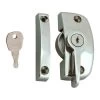 ASEC Window Pivot Lock Brushed Silver Locking With 11.5mm Keep -Lock Promotion Store AS11674