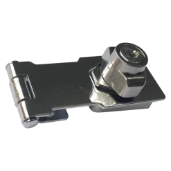 ASEC Lockable Hasp 75mm Chrome