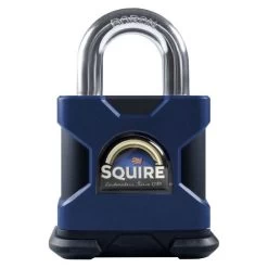 SQUIRE SS65S Stronghold Steel Open Shackle Padlock KD Visi