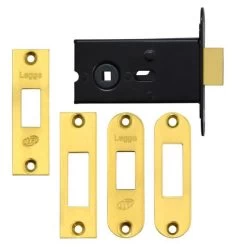 LEGGE B2512 Bathlock Deadbolt With 5mm Follower PB Boxed