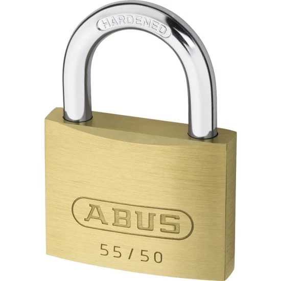 ABUS 55 Series Brass Open Shackle Padlock 48mm KA (5501) 55/50 Boxed 3 ABUS 55 Series Brass Open Shackle Padlock 48mm KA (5501) 55/50 Boxed
