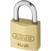 ABUS 65 Series Brass Open Shackle Padlock 20mm Twin Pack 65/20 Visi -Lock Promotion Store L19095