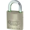 ABUS 83AL Series Colour Coded Aluminium Open Shackle Padlock Without Cylinder 40mm Silver 83AL/40 Boxed -Lock Promotion Store L19215