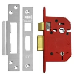 UNION J22WCS StrongBOLT Bathroom Lock 64mm SS Visi