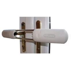 PATLOCK Security Lock For French Doors & Conservatories White