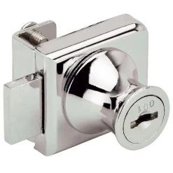 RONIS 31160 Glass Door Bolt Furniture Lock 19mm CP