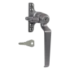STEEL WINDOW FITTINGS B195 Key Locking Window Handle RH Satin Chrome 2 STEEL WINDOW FITTINGS B195 Key Locking Window Handle RH Satin Chrome -Lock Promotion Store L30440
