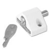 ERA 100 Patio Lock White Visi -Lock Promotion Store L307