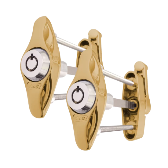 SASHSTOP Original Sash Stopper - Keyed Alike Pair Brass 3 SASHSTOP Original Sash Stopper - Keyed Alike Pair Brass