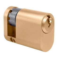 EVVA A5 OHZ Half Oval Cylinder KD 46mm (37-9) PB