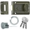 ERA 135 Non-Deadlocking Nightlatch 60mm Green & SC Cyl Visi