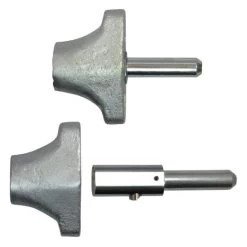 Tessi 6460 Oval Bullet Lock 90mm (Pair) NP - KA C/w Housing