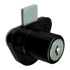 L&F 5880 Furniture Lock 22mm BLK KD Bagged